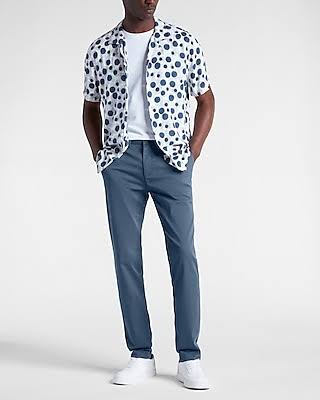 Slim Hyper Stretch Chino Blue W32 L32 Z3127
