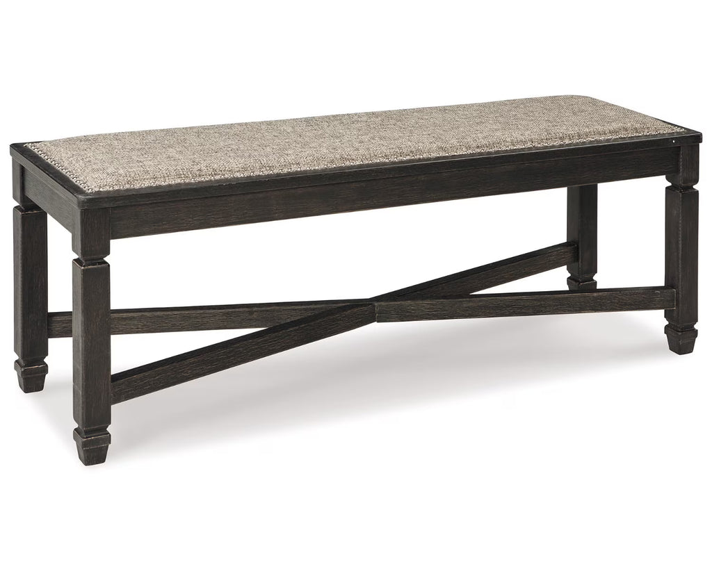 Black/Grayish Brown Dining Bench O1296