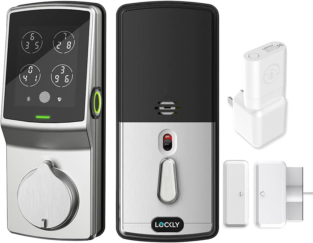 Wi-Fi Smart Lock with Fingerprint Keypad, Venetian Bronze U382751