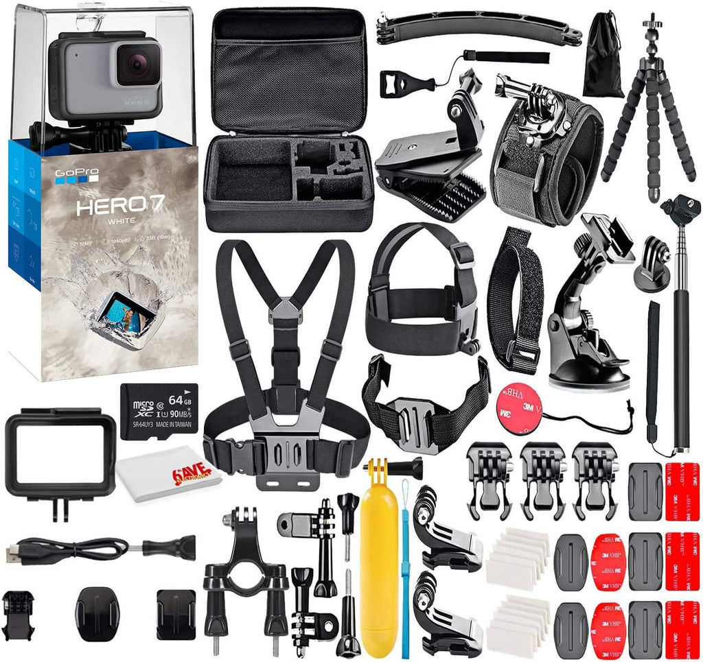 50 Piece Accessory Kit Waterproof Action Camera with Touch Screen U9195