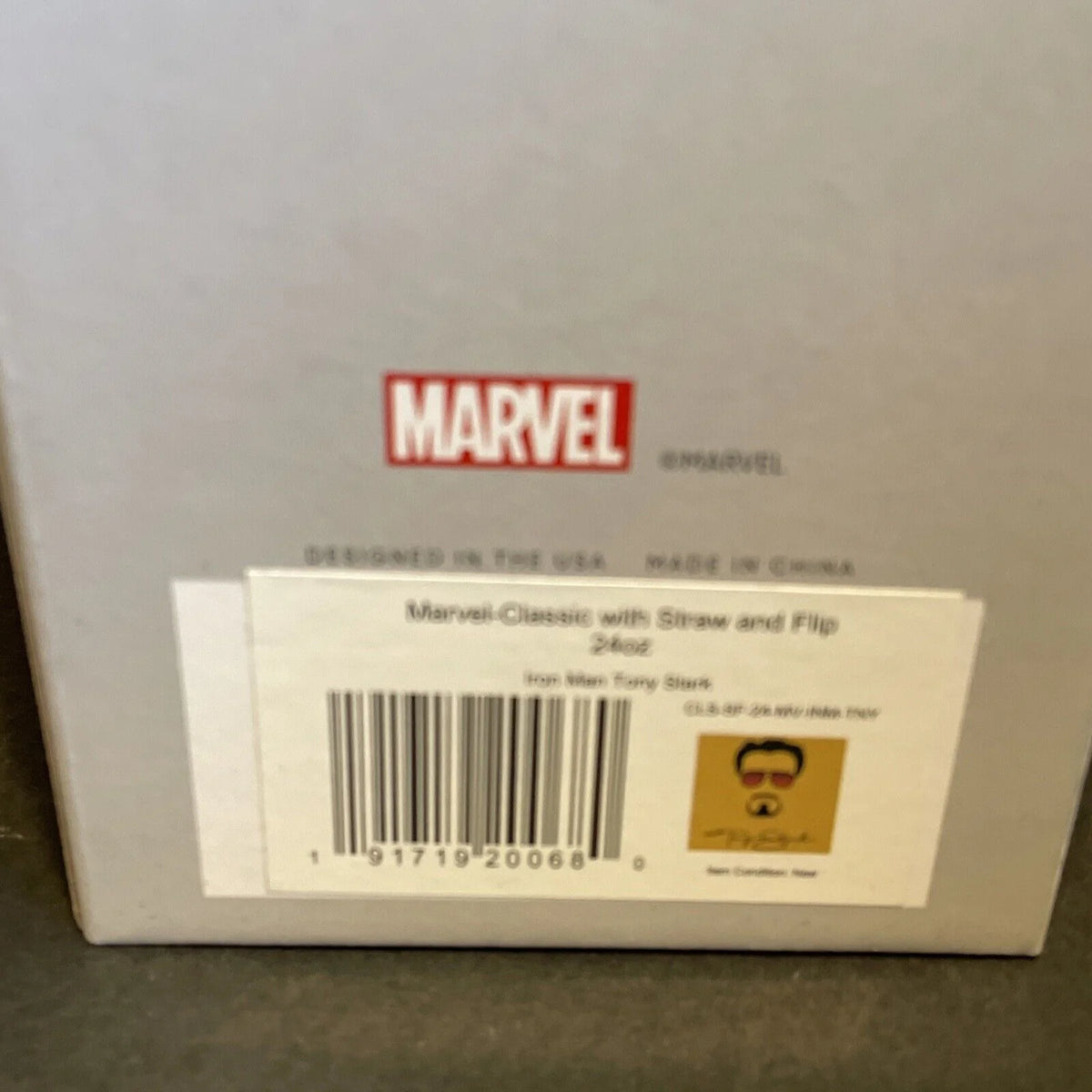 Insulated Iron Man Tony 24oz Tumbler with Flip Lid and Straw Lid D2533