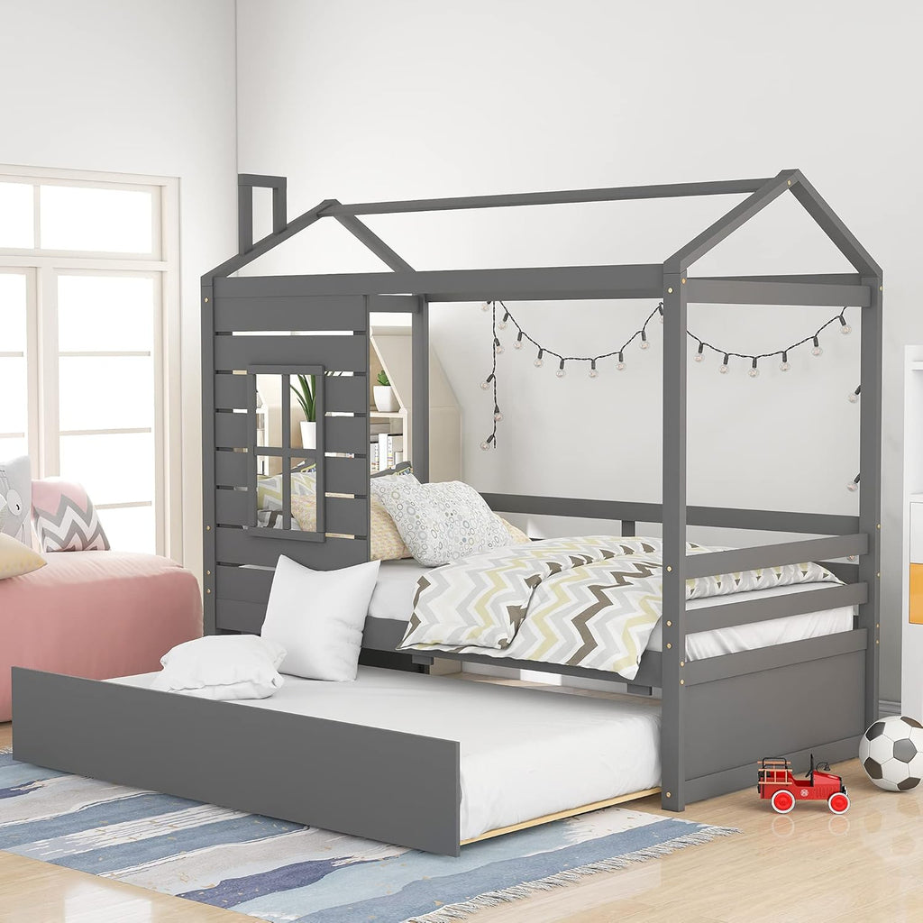 Walnut Twin Daybed with 2 Drawers E466