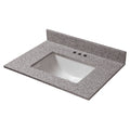 Granite Vanity Top with Trough Bowl and Faucet Spread H7332