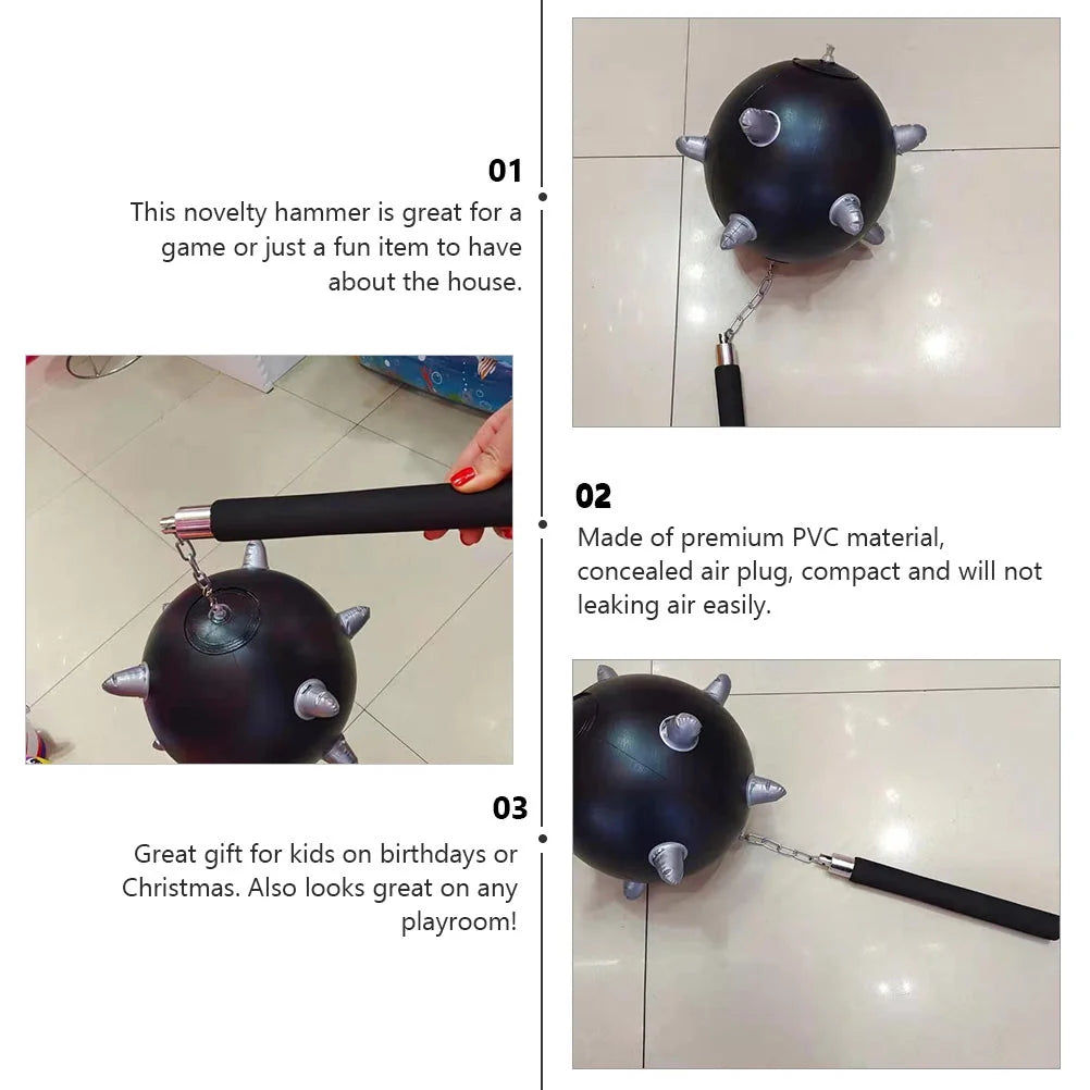 3Pcs PVC Inflatable Hammers for Kids X64436