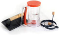 4 Piece Griddle Breakfast Kit with Batter Dispenser, Bacon Press, Egg Rings Y6795