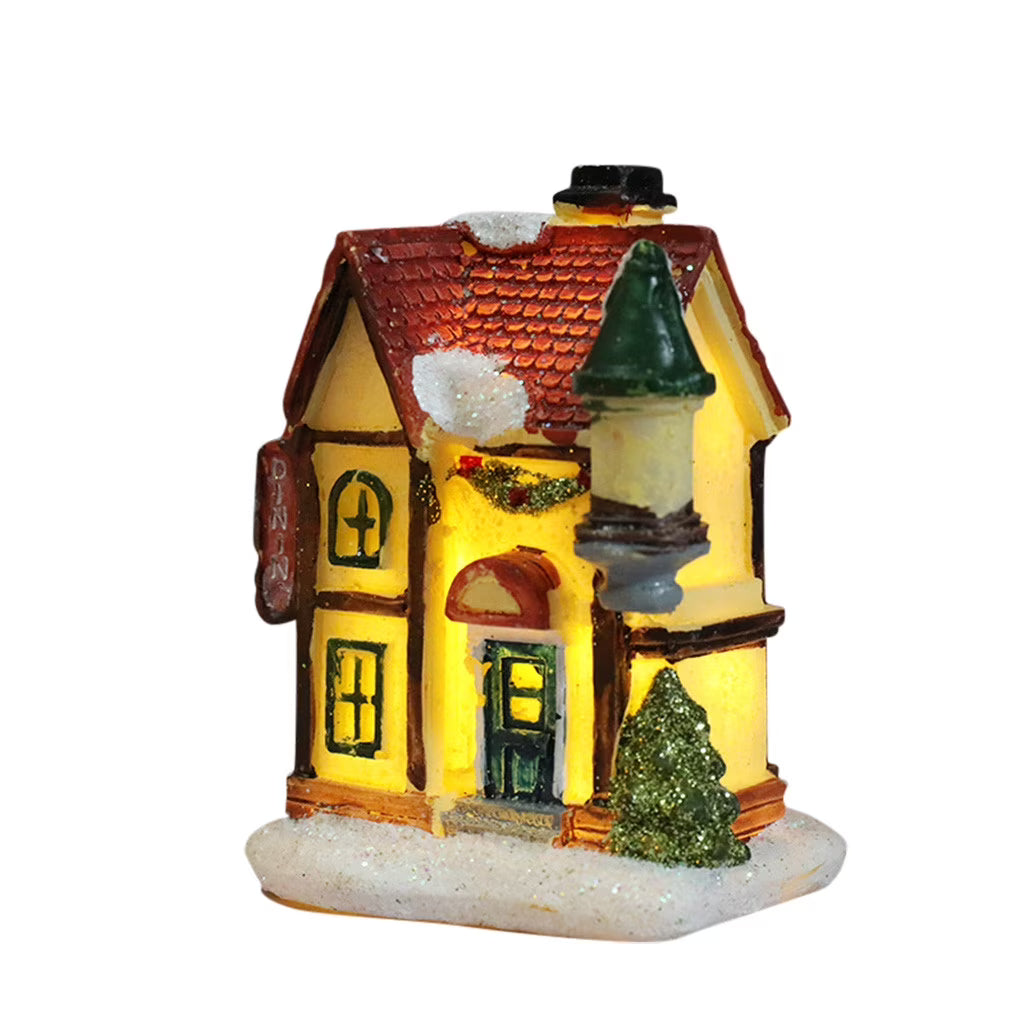 Resin Miniature House Furniture LED Decoration S195