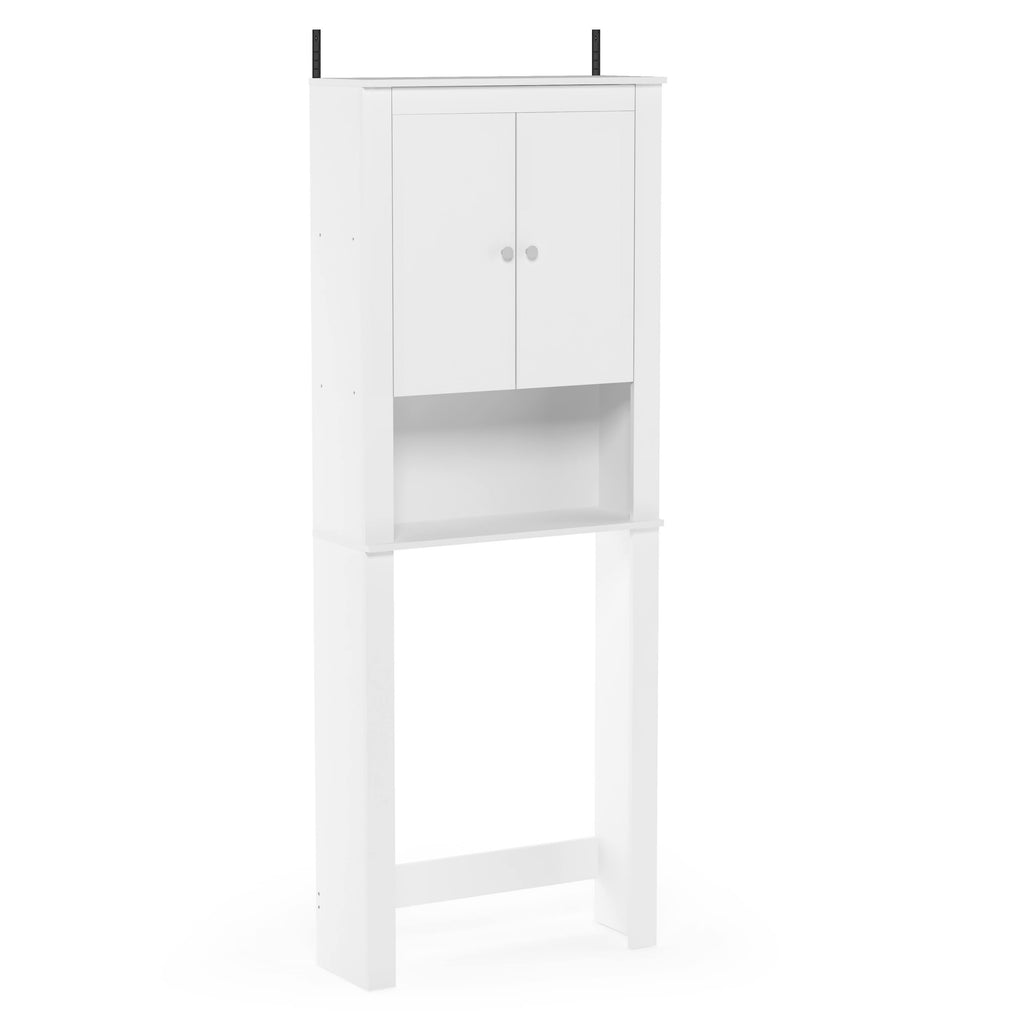 White Double Door Bath Cabinet P6282