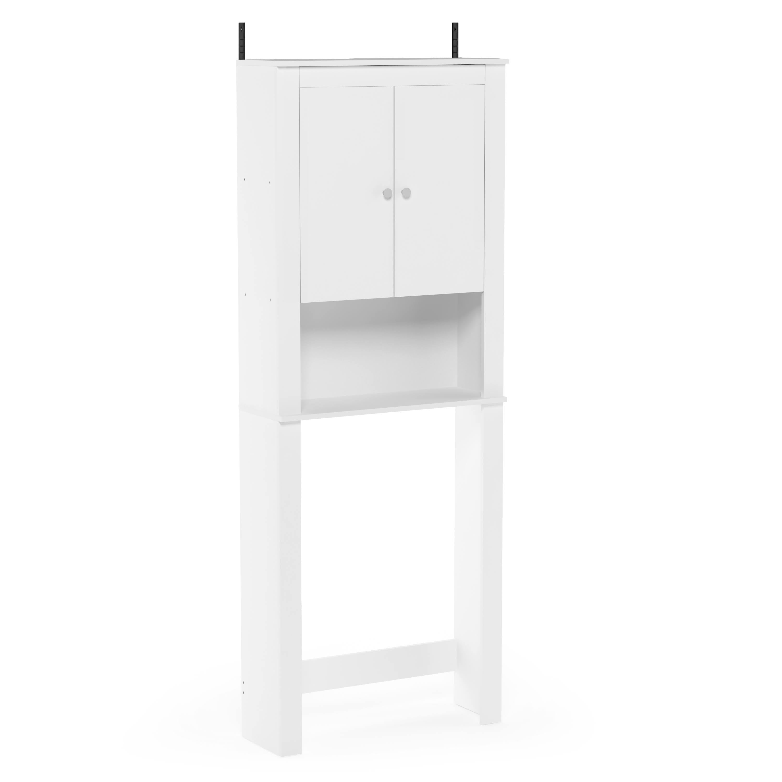 White Double Door Bath Cabinet P6282