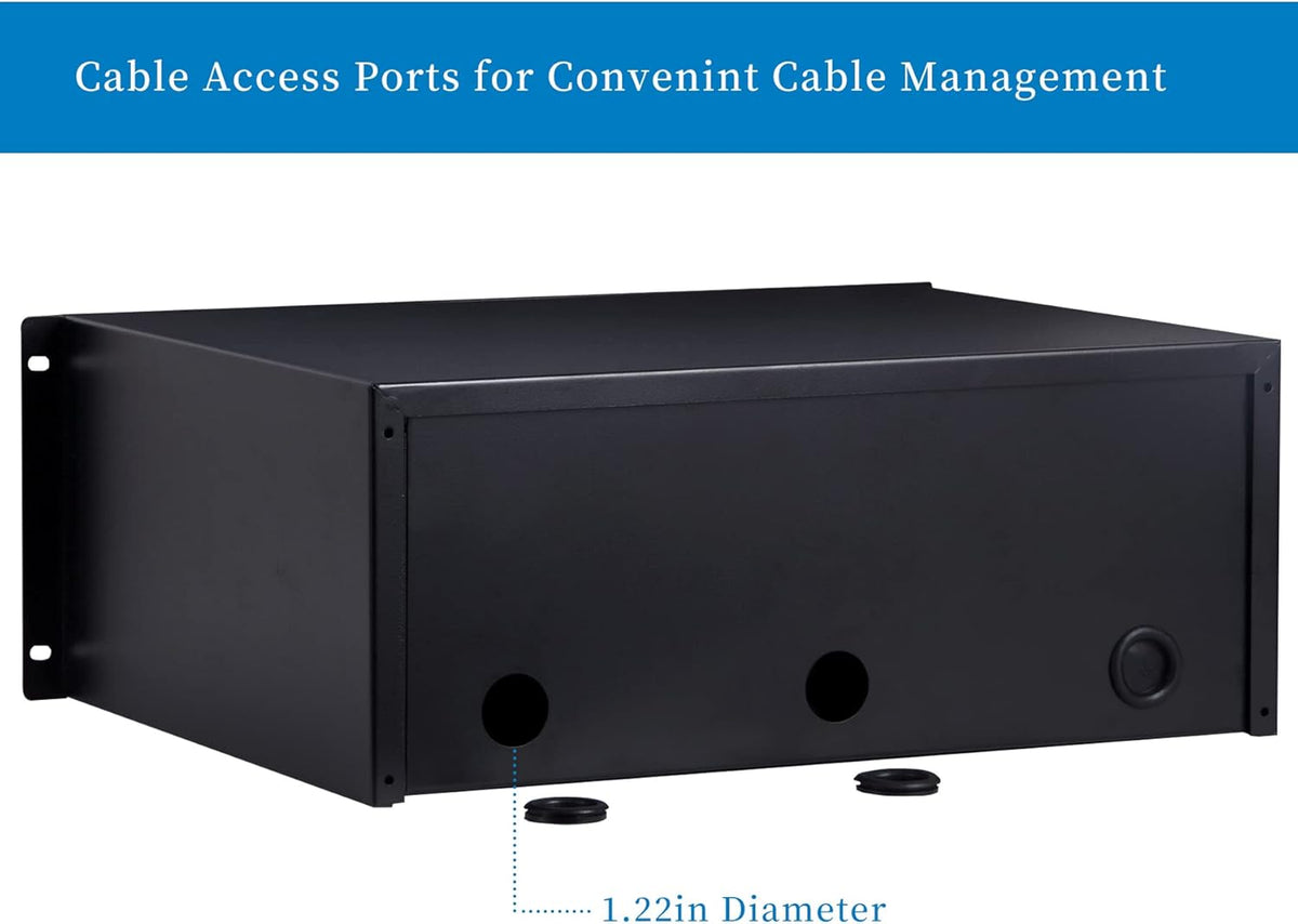 4U Rack Mount Drawer with Lock and Key Pack of 2 A295149