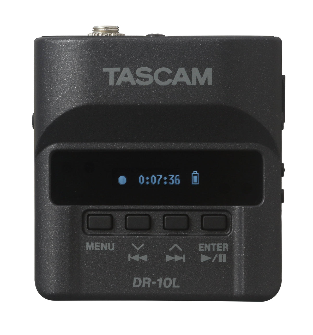 Black Mini Portable Recorder with Lavaliere Microphone M217