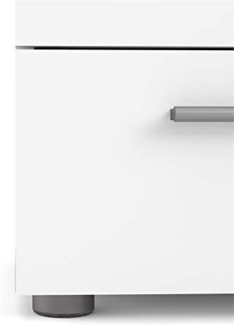 White 8 Drawer Double Dresser and Nightstand L371104