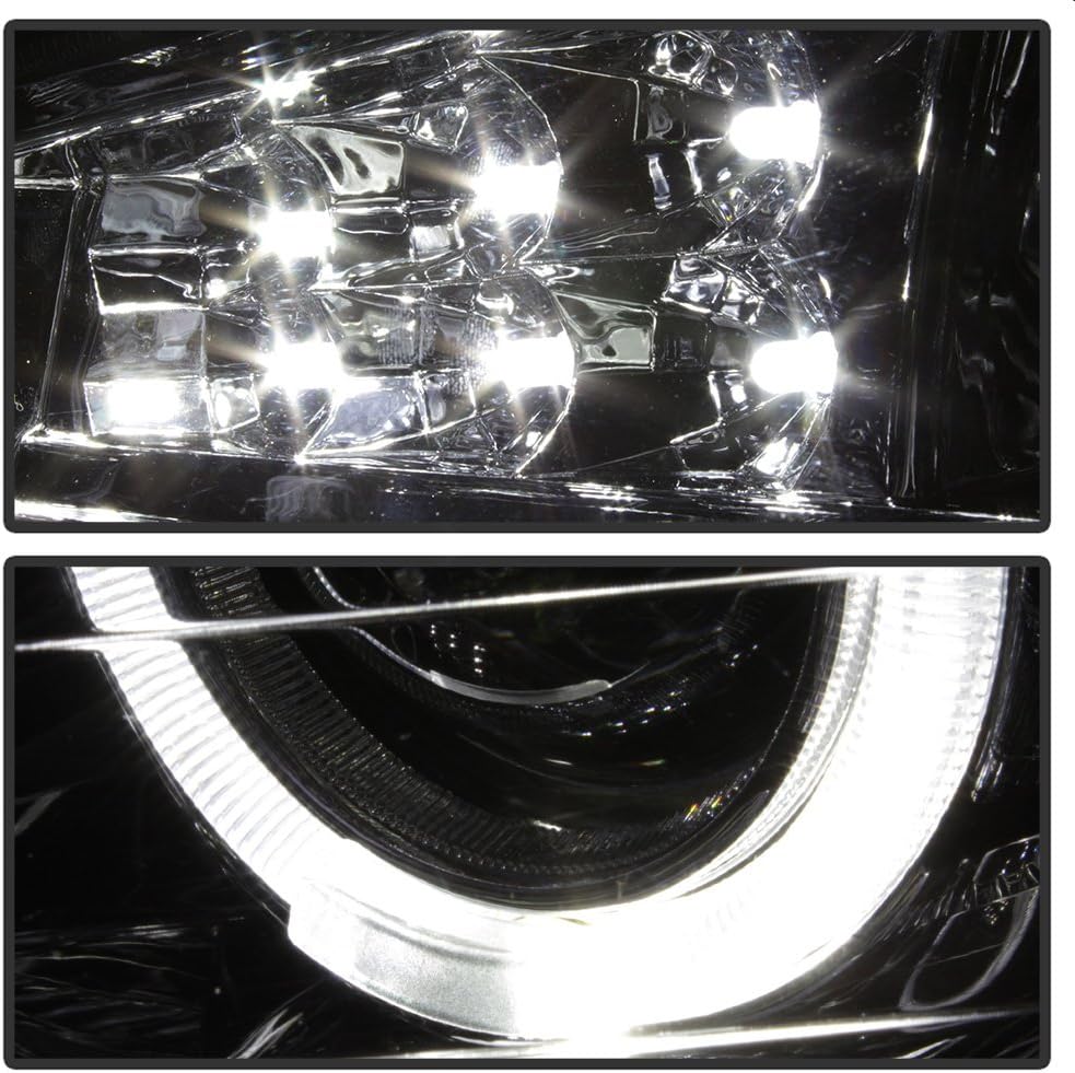 LED Dual Halo Headlights Headlamps H19822