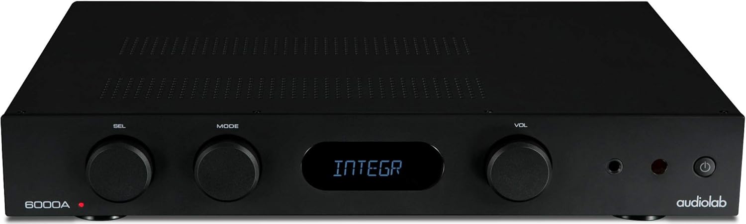 Black Stereo Integrated Amp with Bluetooth DAC T9312