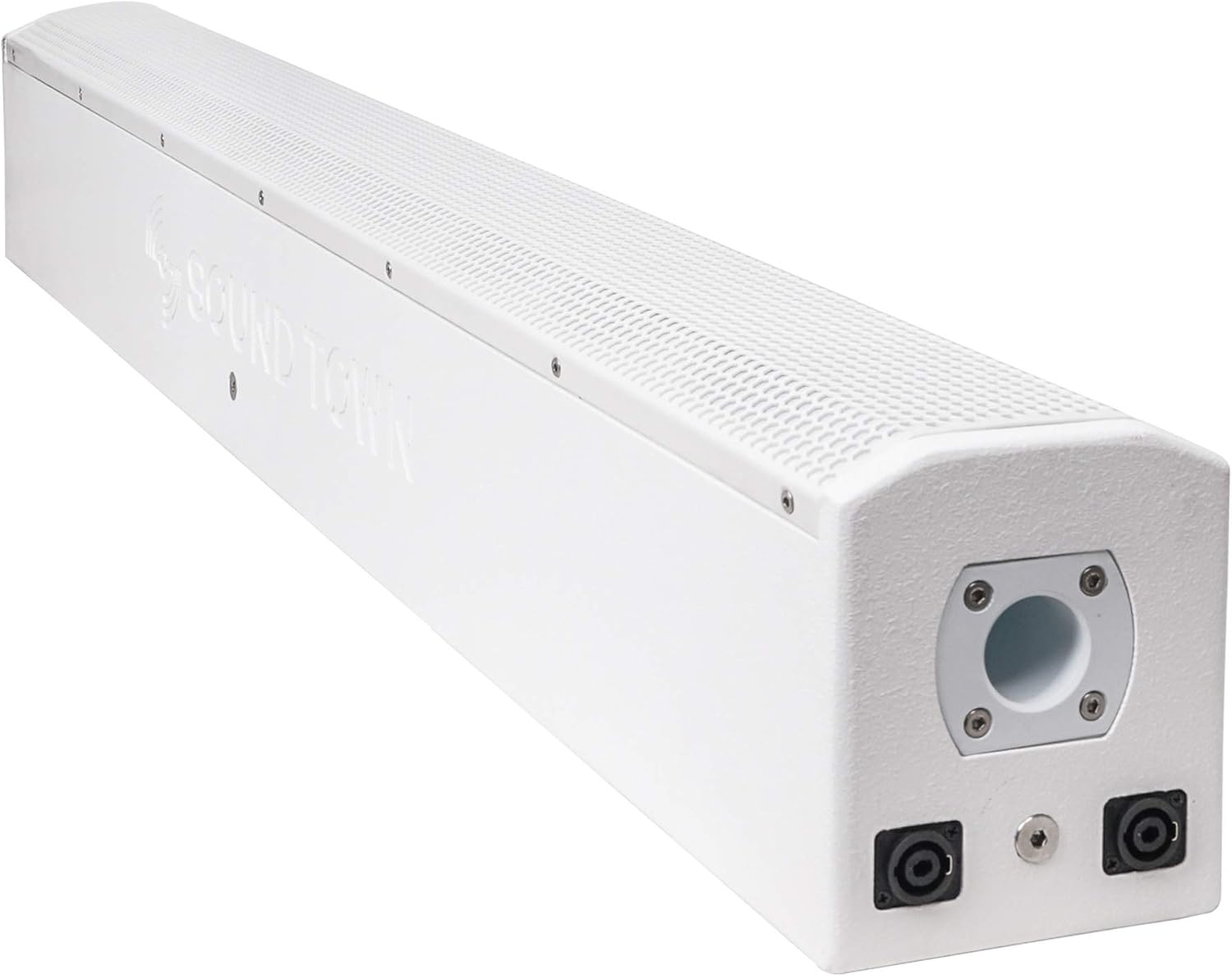 White Passive Wall-Mount Column Line Array Speaker with 8 x 5” Woofers L459