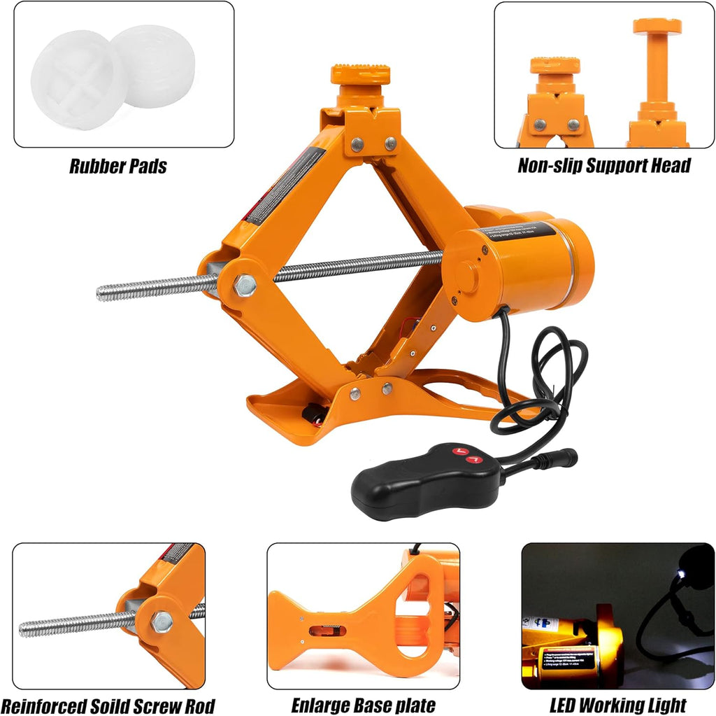3 Ton Electric Car Jack with Electric Wrench V7981