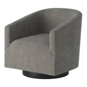 Beige Wood-Base Swivel Chair G231