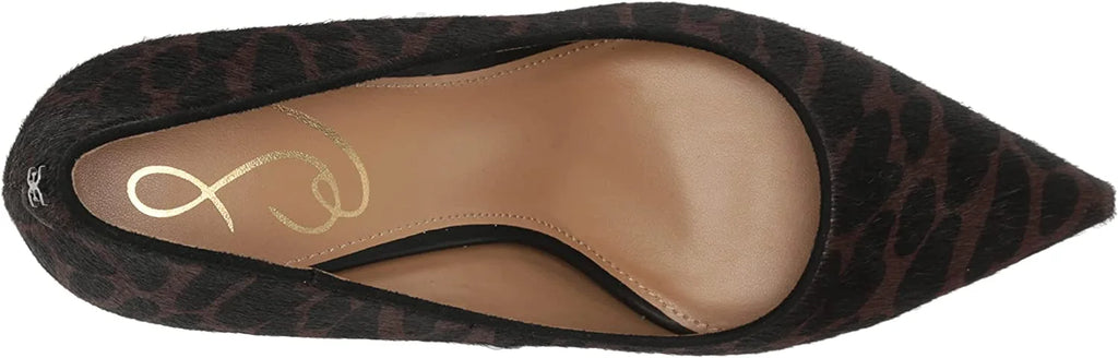 Brown Multi Pointed Toe Slip On Pumps C95888