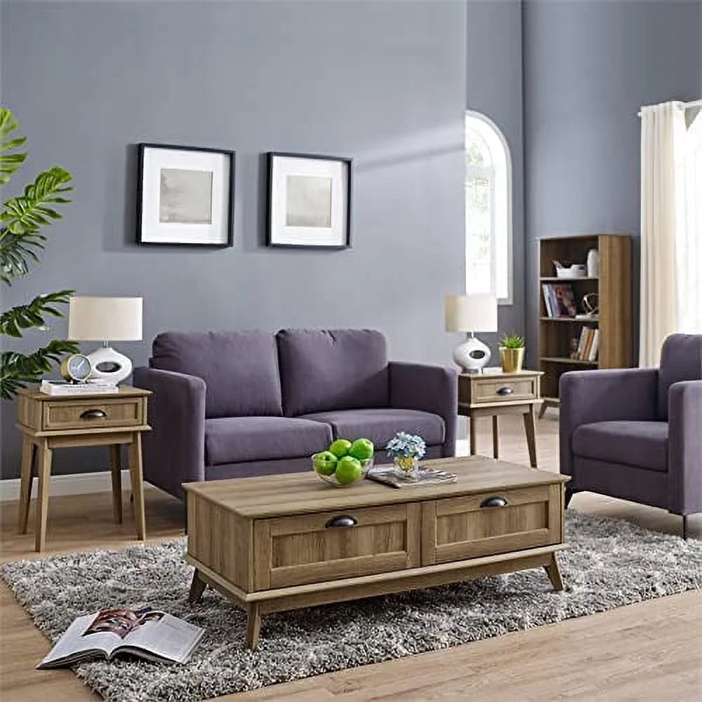 Center Coffee Table with Two Drawers V24019