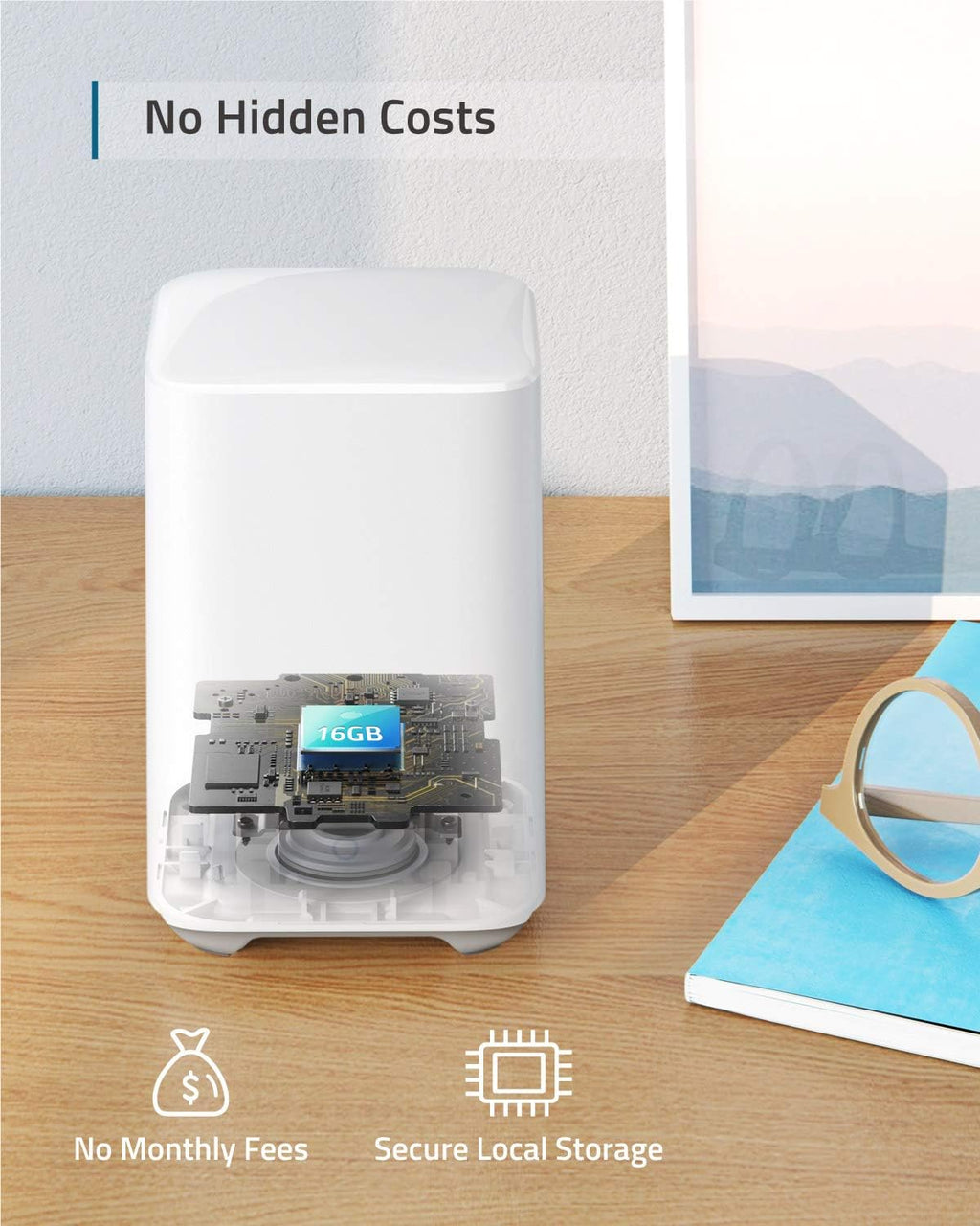 Wireless Home Security System with 180-Day Battery Life, 1080p HD, Night Vision D43105