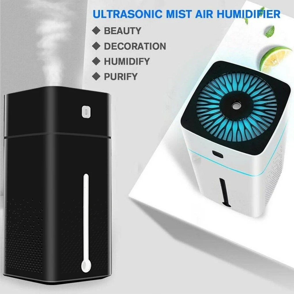 White 1000ml USB Aroma Diffuser Humidifier D8224