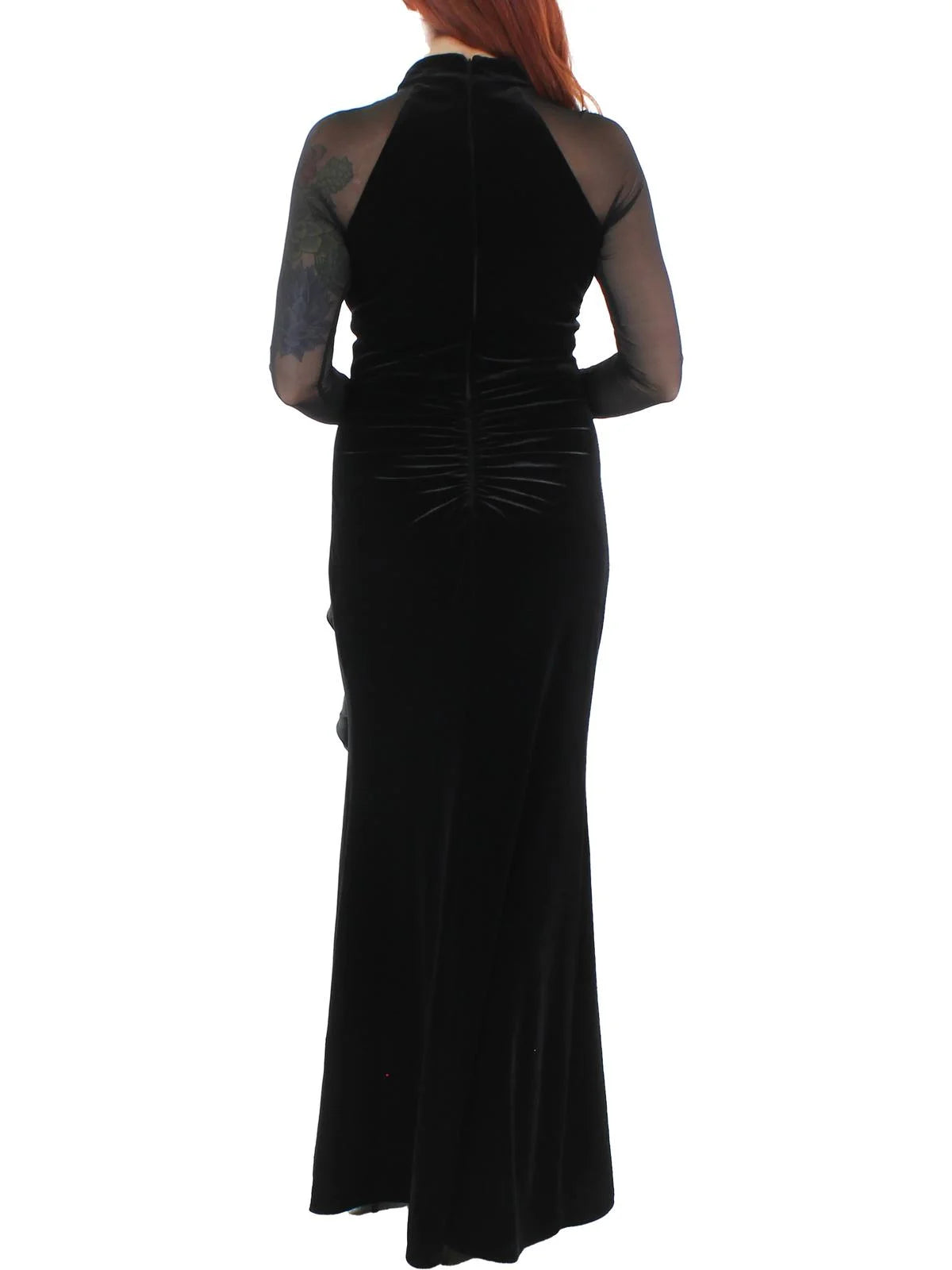 Velvet Maxi Evening Dress H80013