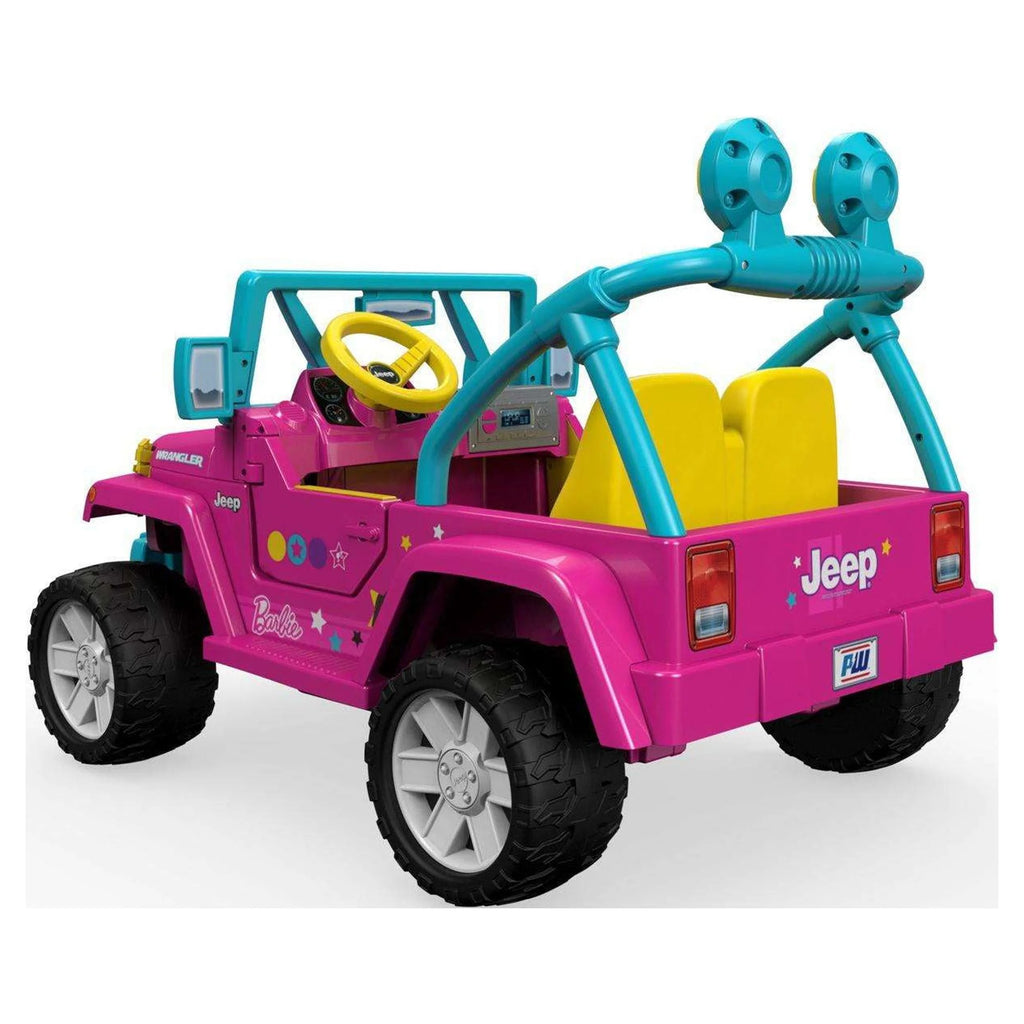 Barbie Jeep Wrangler with Music and Power Lock Brakes B12750