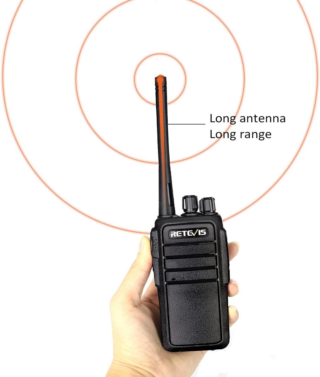 Case of 4 Rechargeable Two Way Radios 16 Channels VOX Hands Free P806451