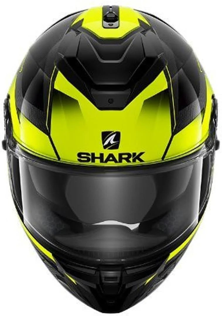 Yellow Carbon Motorcycle Helmet H4512