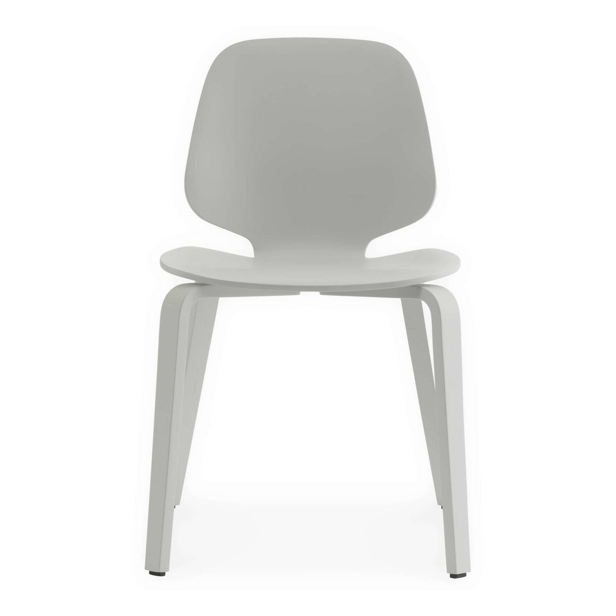 Light Grey Wood Base Chair S5954