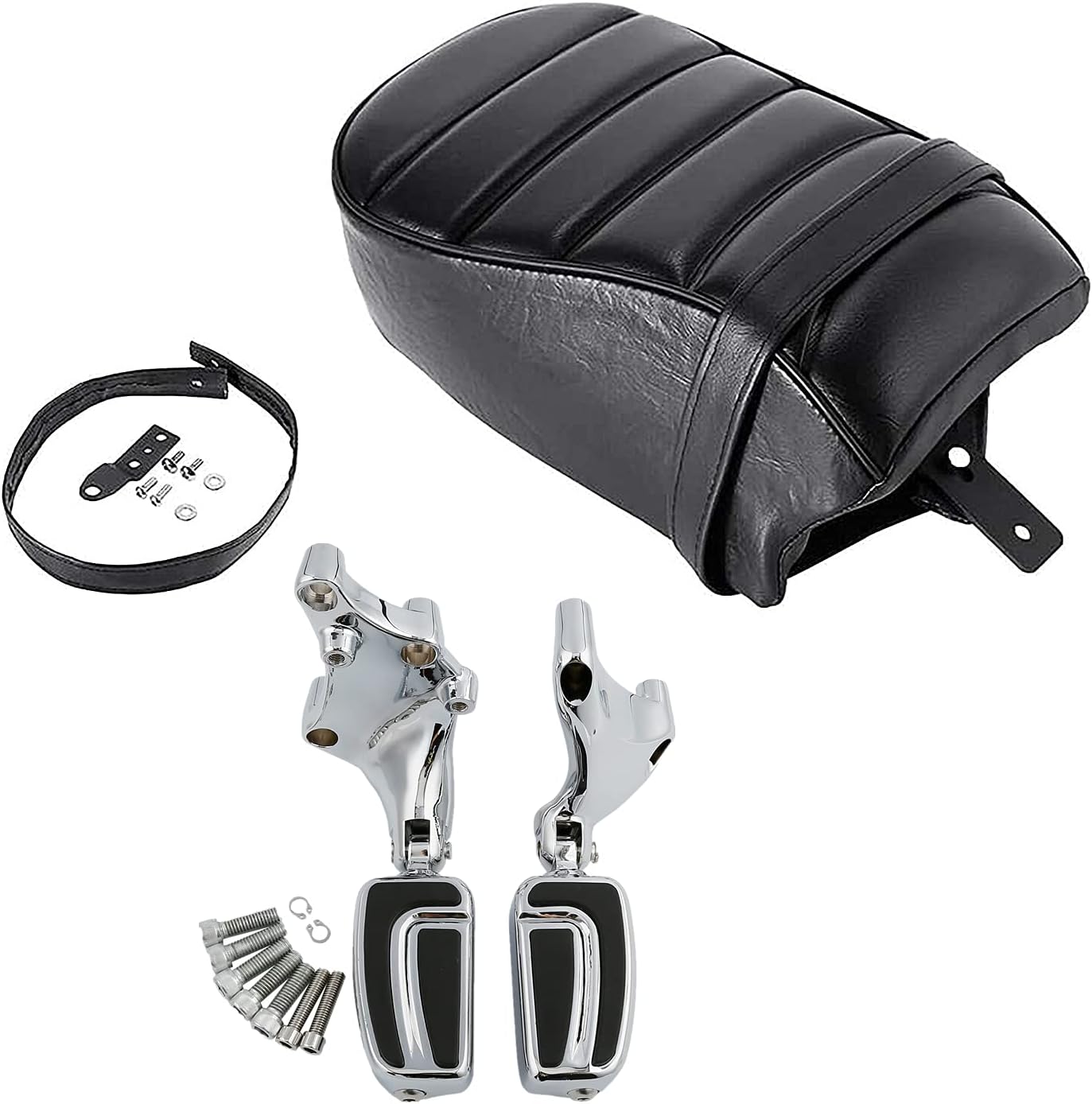 Rear Passenger Pillion Seat FootPegs Mount Kit M91442