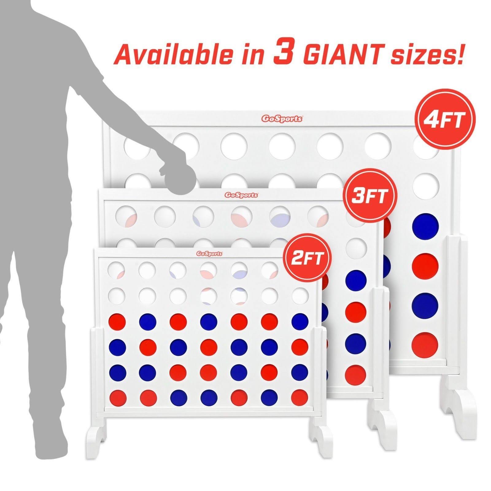 Giant 4-in-a-Row Game with Carrying Case S53725