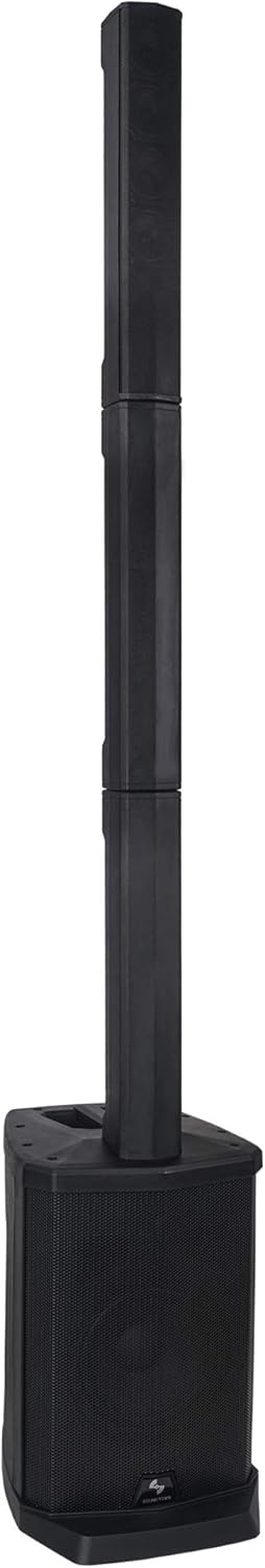 White Passive Wall-Mount Column Line Array Speaker with 8 x 5” Woofers L459