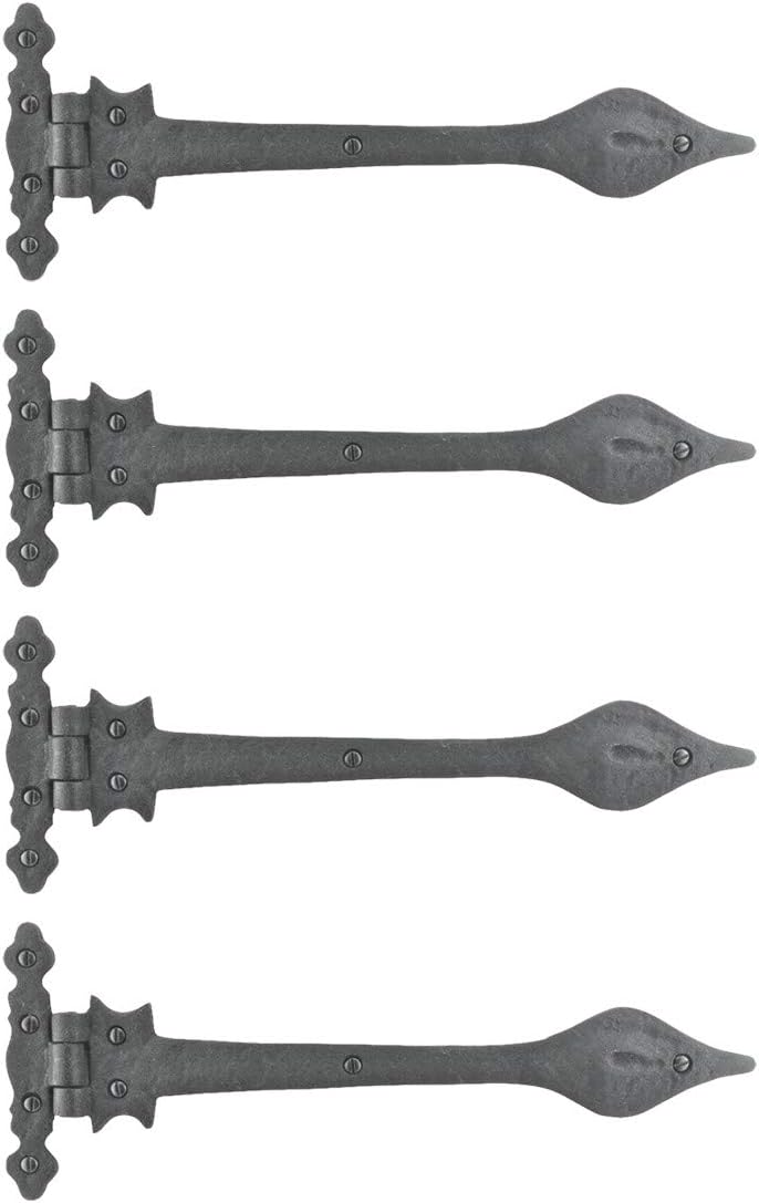Black Wrought Iron Door Hinge 11.25 Long Pack of 4 Z72143