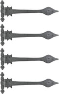 Black Wrought Iron Door Hinge 11.25 Long Pack of 4 Z72143