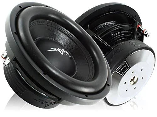10 Inch Dual 4 Ohm 800 Watt Max Power Shallow Mount Car Subwoofer G311