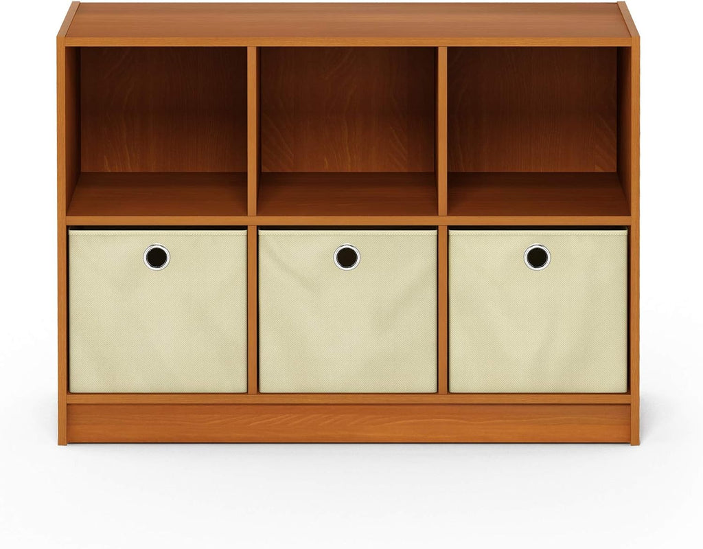 White/Black 3x2 Bookcase Storage L8397