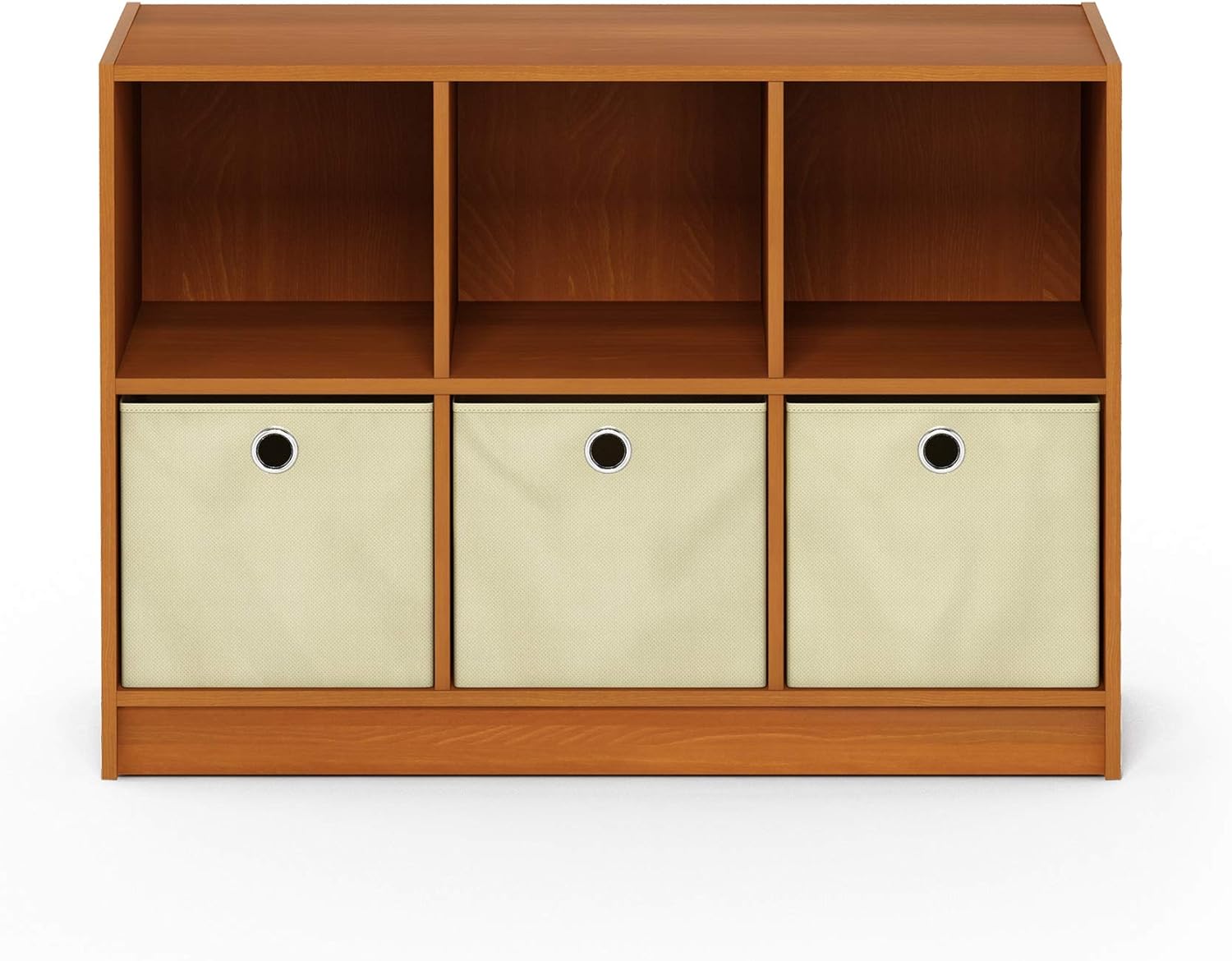 White/Black 3x2 Bookcase Storage L8397