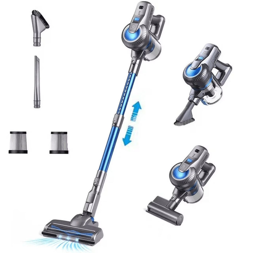 Cordless Vacuum Cleaner, 23000Pa, 35min Runtime, Detachable Battery, 6 in 1 Handheld G751