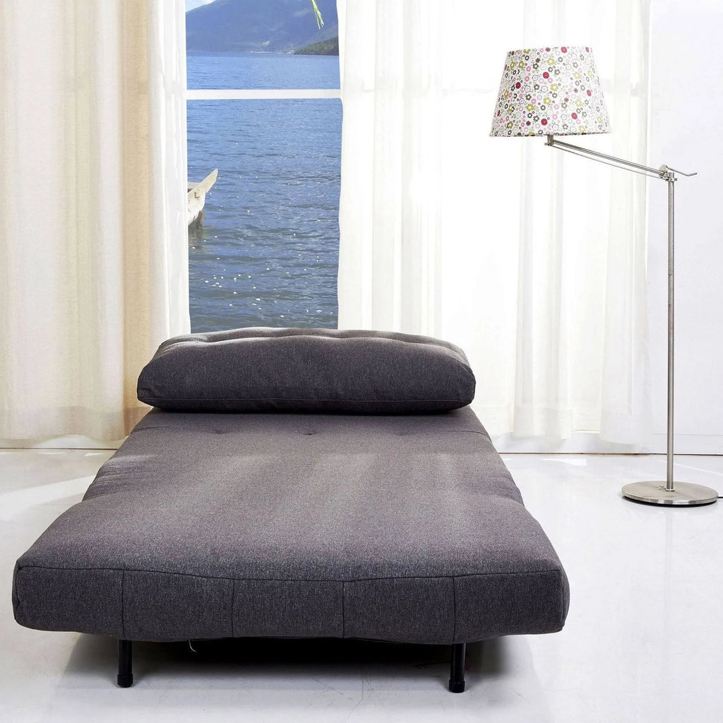 Gray Convertible Chair Bed M906