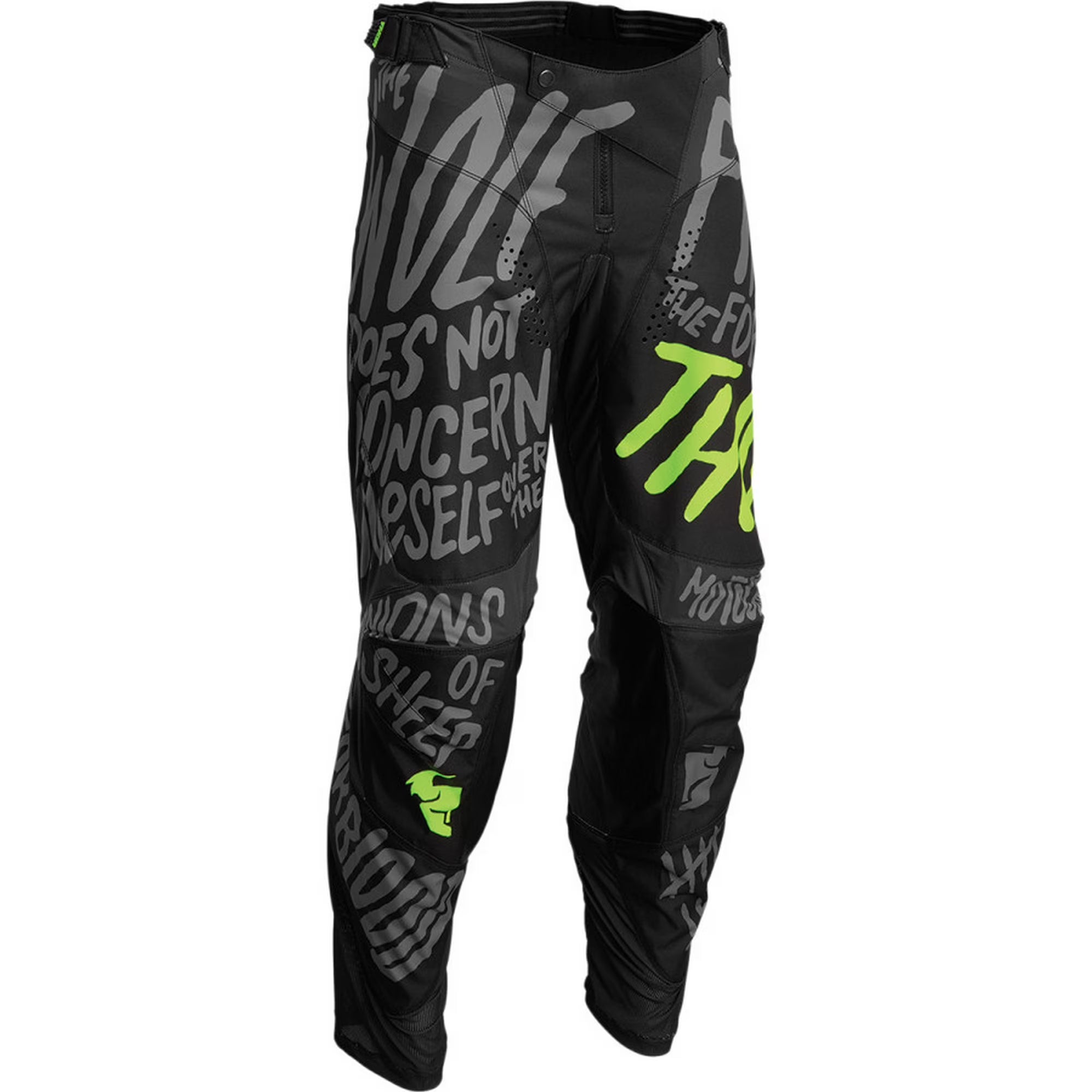Charcoal/Acid Youth MX Offroad Pants Q339
