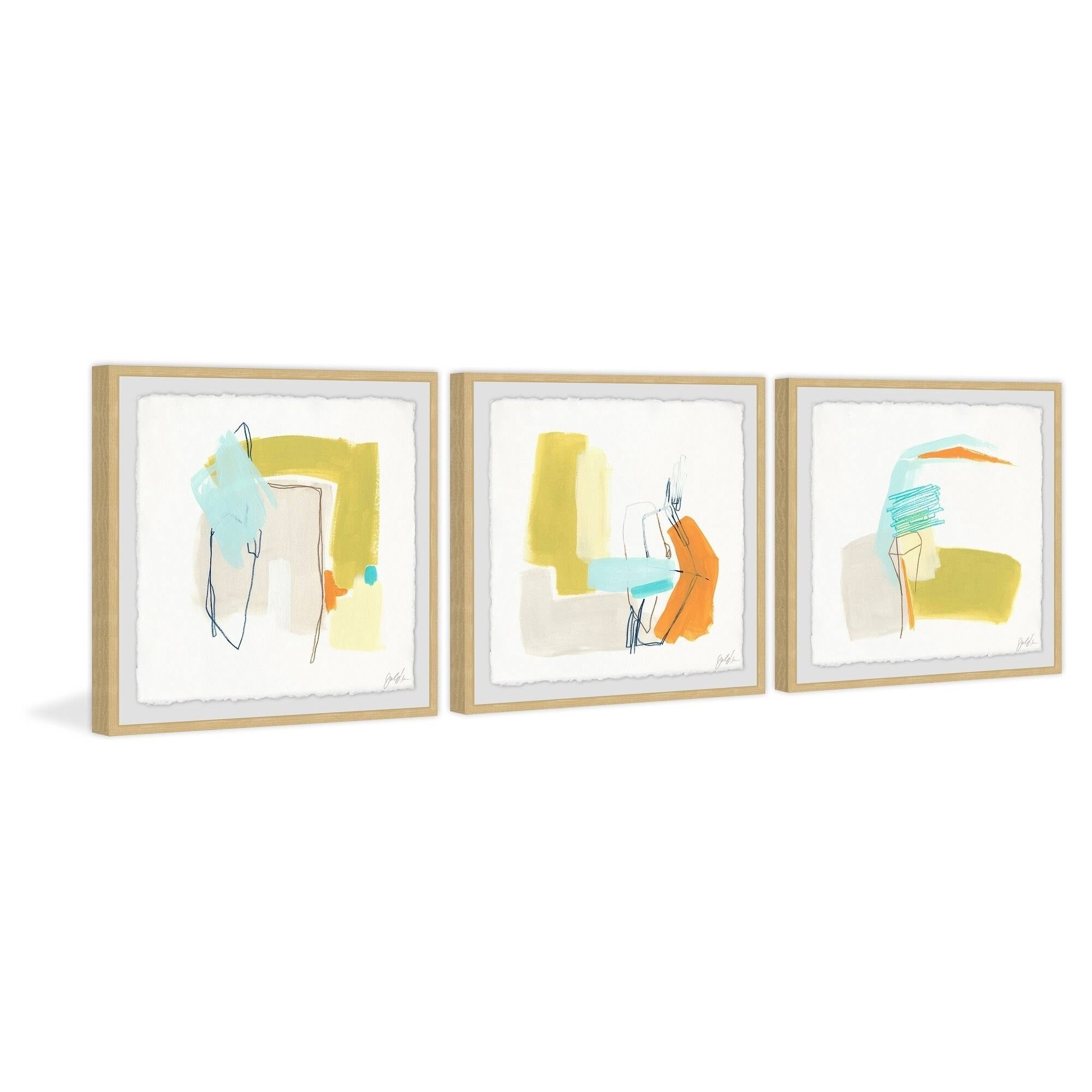 24 inch x 72 inch Triptych H3050