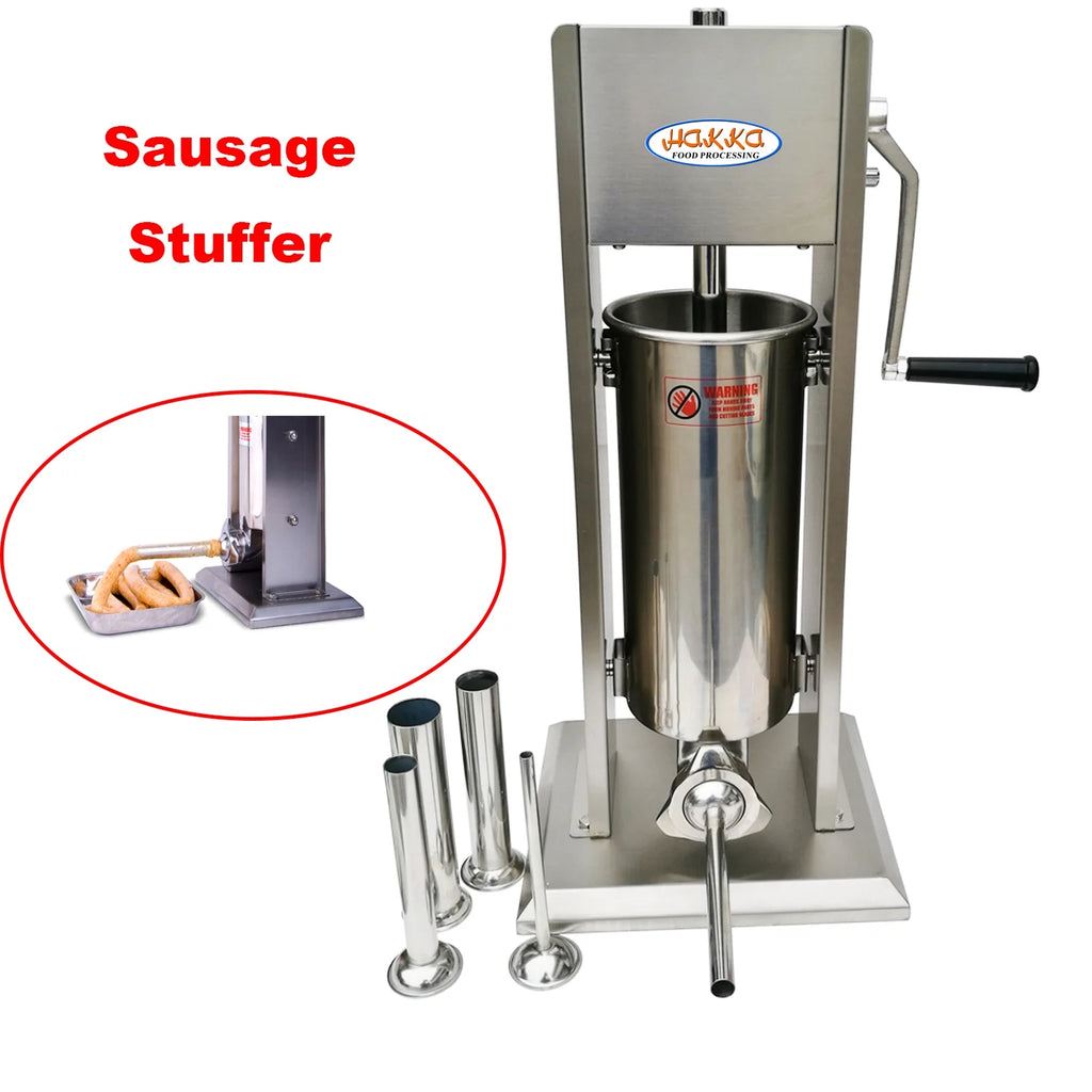 2 in 1 Sausage Stuffer and Spanish Churro Maker Machines (15LB/7L) K1284