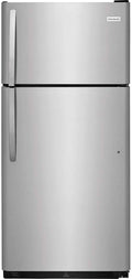 30 Inch Freestanding Top Freezer Refrigerator, 18 cu. ft., Stainless Steel B689725