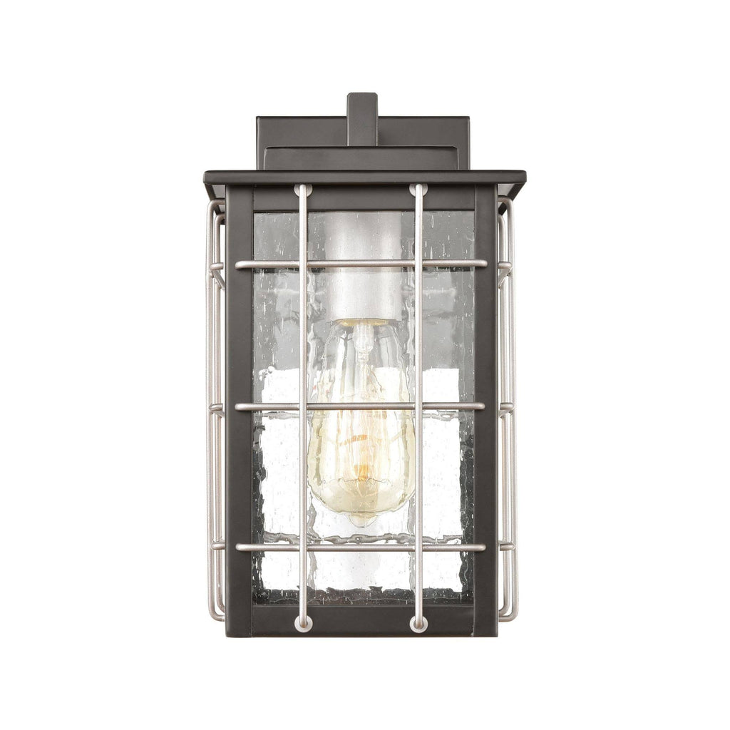 Matte Black 1-Light Sconce W30443