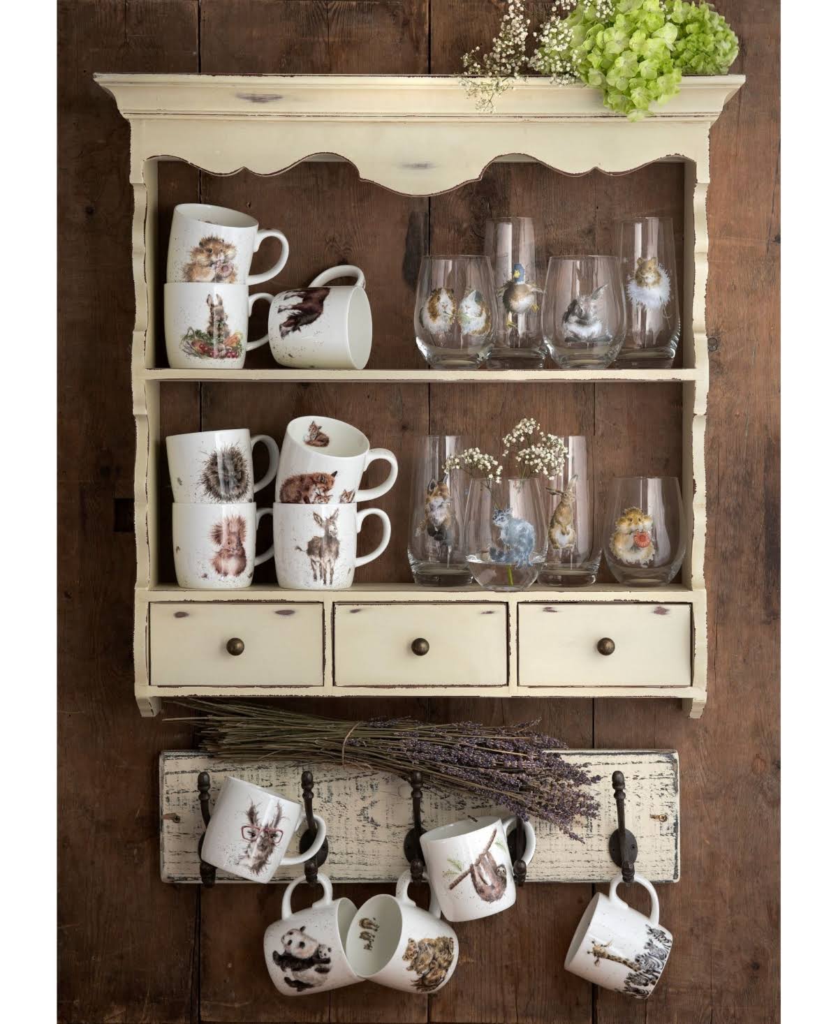 Set of 4 White Mug X95333