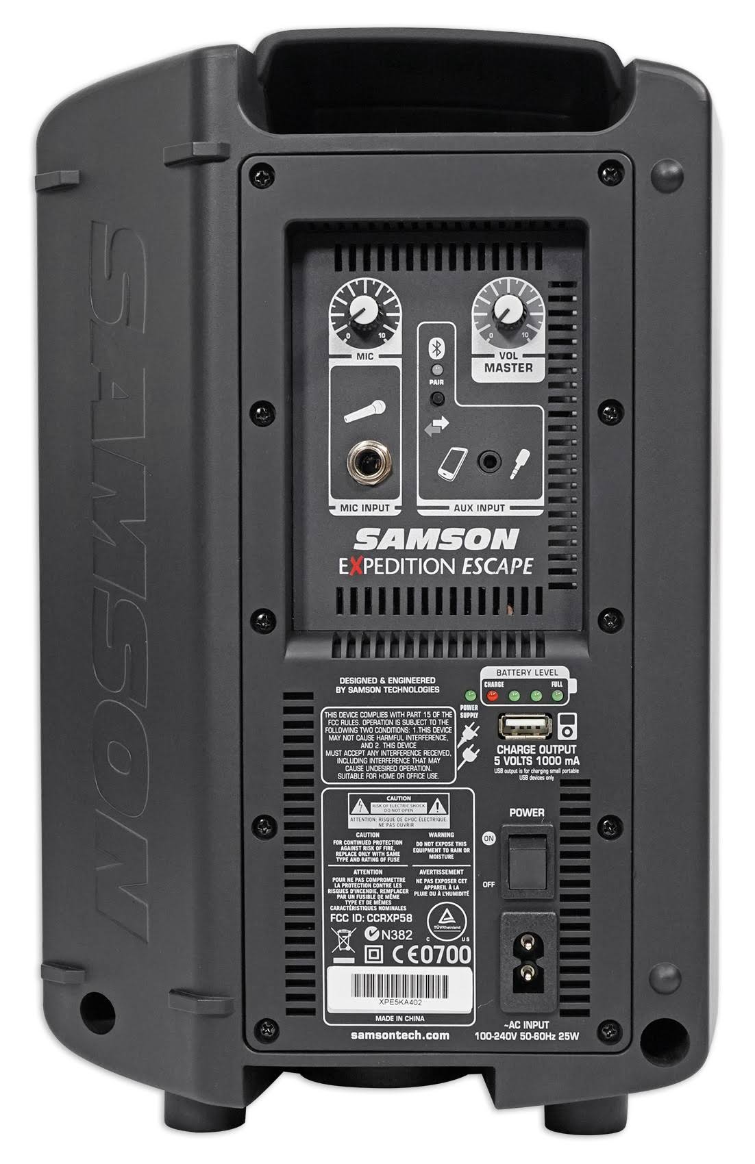 Portable Bluetooth Speaker System - Black D1216