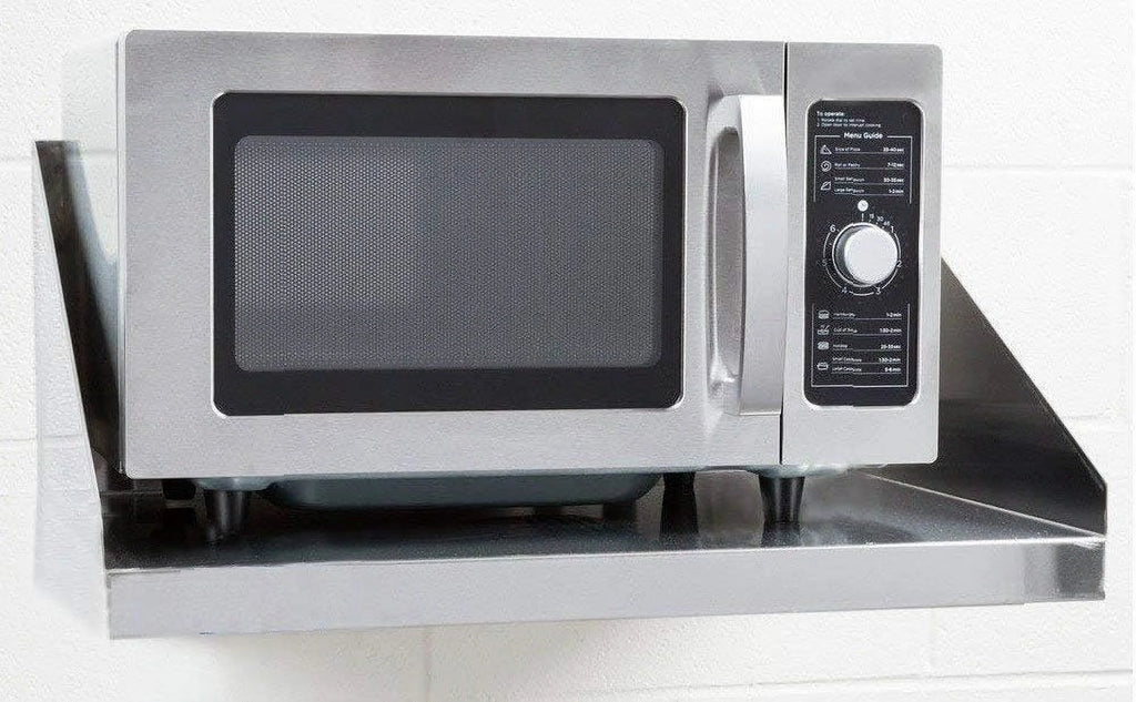 Heavy Duty Stainless Steel Wall Mount Microwave Shelf 18" X 30" U953