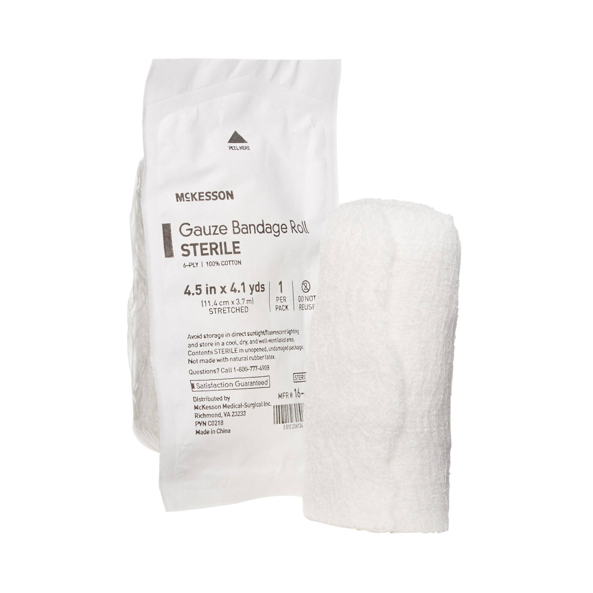 White Fluff Bandage Roll Case of 100 O716617