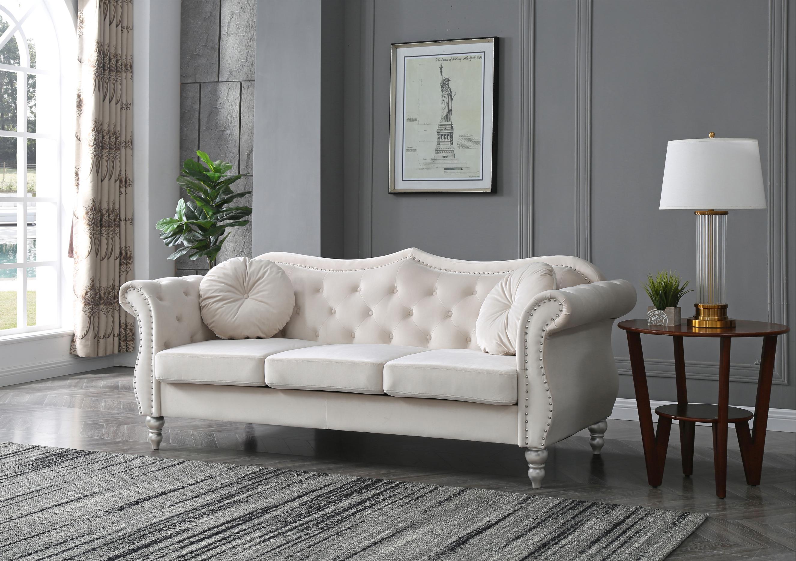 Ivory Sofa O1168
