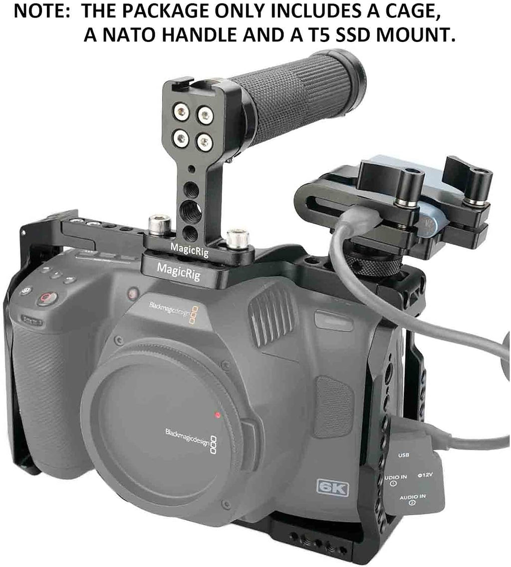 Full Cage Kit with Rubber Top Handle & T5 SSD Mount O583